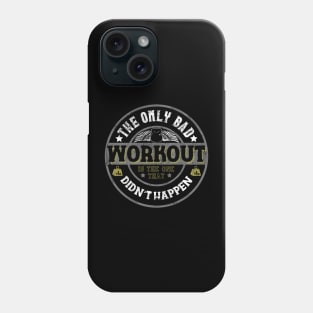 Logo don't skip workout Phone Case