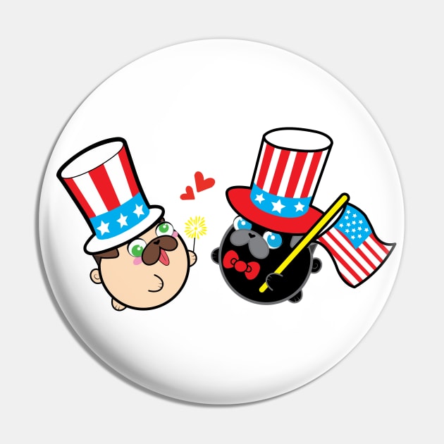 Independence Day - Poopy & Doopy Pin by Poopy_And_Doopy