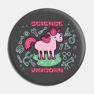 Science Unicorn Pin