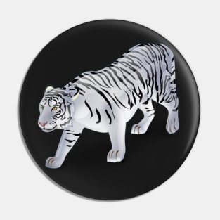 White Tiger Pin