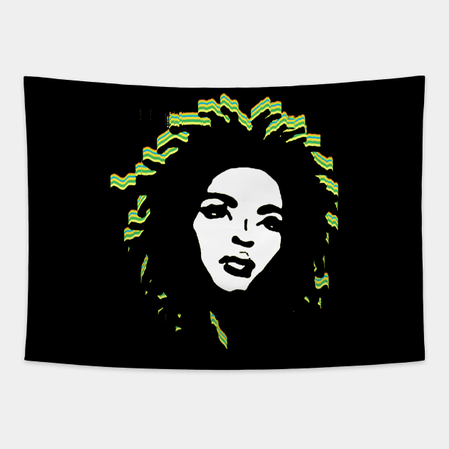 Retro Lauryn Hill Tapestry by Maréee Noiree