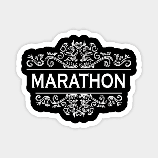 Sports Marathon Magnet