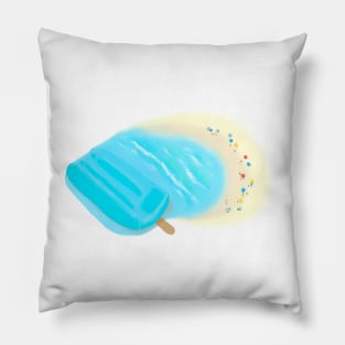 Melting Ice Pop Beach Pillow