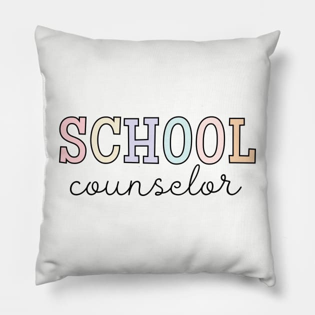 School Counselor | Teacher Appreciation Pillow by WaBastian