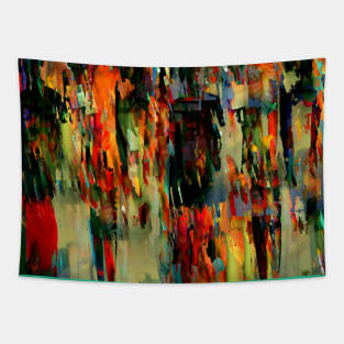 African Street Tapestry