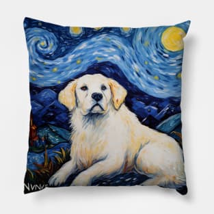 Kuvasz Painting Pillow