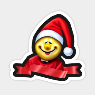 Santa Smiley Magnet