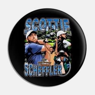 Scottie Scheffler Vintage Collage Pin