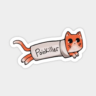 Painkiller Cat Magnet