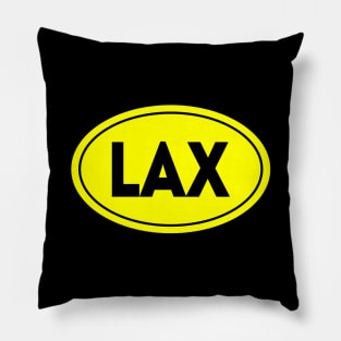 LAX Airport Code Los Angeles International Airport USA Pillow