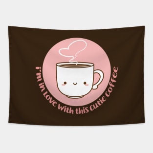 Cute coffee cup Tapestry