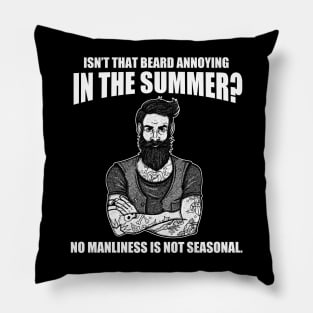 Bearded Man Pillow