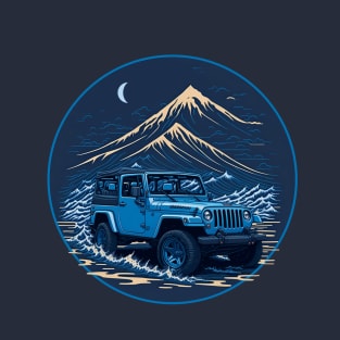 Japanese Big Wave Mountain T-Shirt