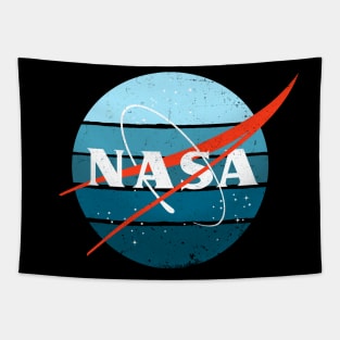 Nasa Retro logo Tapestry