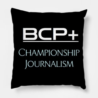 BCP+ Championship Journalism Pillow
