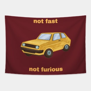 Not fast, not furious Tapestry