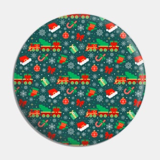 Playful Christmas Pattern Pin