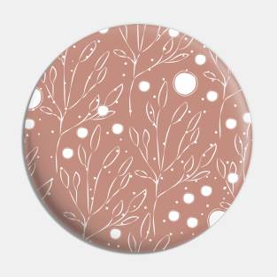 Floral Pattern Pin