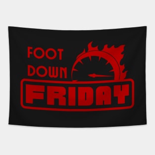 Foot Down Friday Tapestry