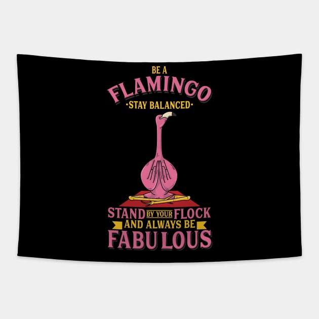 Flamingo Yoga Shirt I Fabulous Bird Tapestry by biNutz