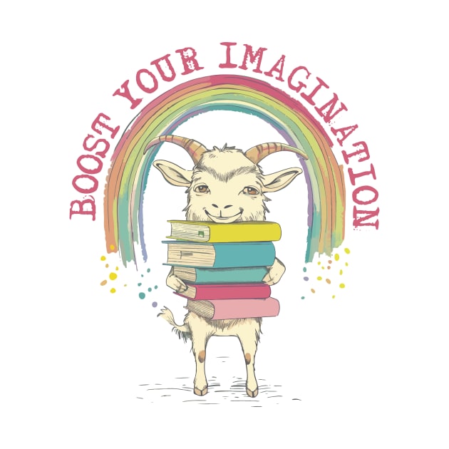 Kids books boost your imagination goat by StepInSky