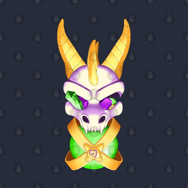 Spyro Skull by SaintBree