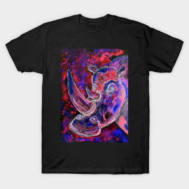 Purple Rhino From Space Purple Rhino T Shirt Teepublic