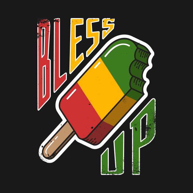 Bless Up, Cool Jamaican Reggae Music Ice cream by emmjott