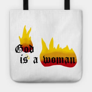 God is a woman Tote