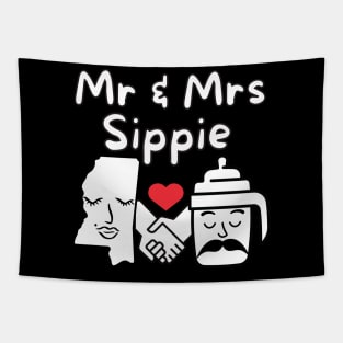 Mr and Mrs Sippie - Mississippi Pun Tapestry