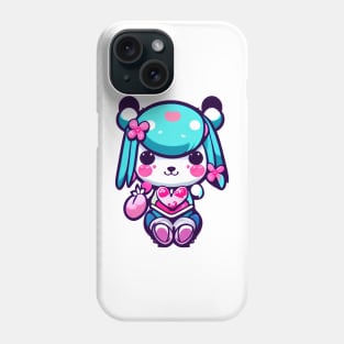 A CUTE KAWAI Panda illustration Phone Case