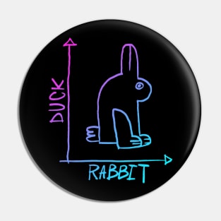 Duck Rabbit Illusion Pin