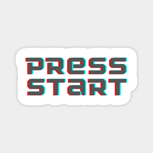 Press Start Magnet