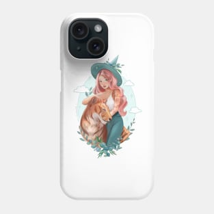 Girl and her Tiger Phone Case