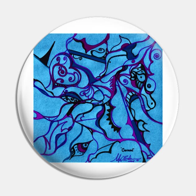 "Carousel" abstract art product Pin by Mzzart