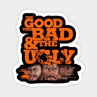 THE GOOD THE BAD AND THE UGLY RETRO Magnet