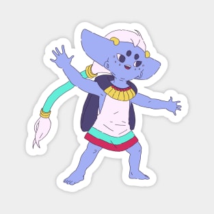 Jolly little djinn Magnet