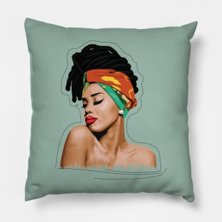 African Beauty Pillow