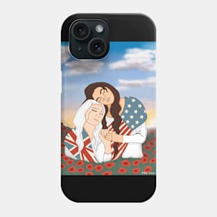 Columbia and Britannia (Small Design) Phone Case