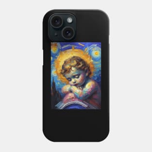 Baby jesus in starry night Phone Case