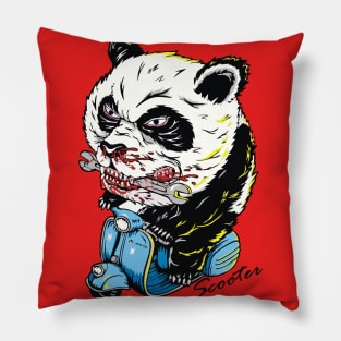 Angry Panda Pillow