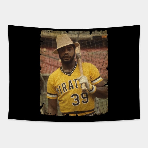 Dave Parker Joined The Pittsburgh Pirates in, 1973 Tapestry by SOEKAMPTI