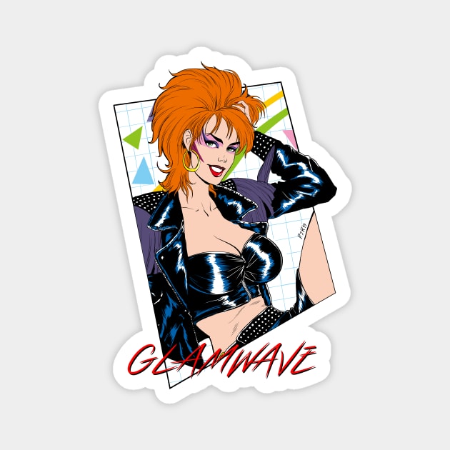 Glamwave Magnet by Pablo Romero Art