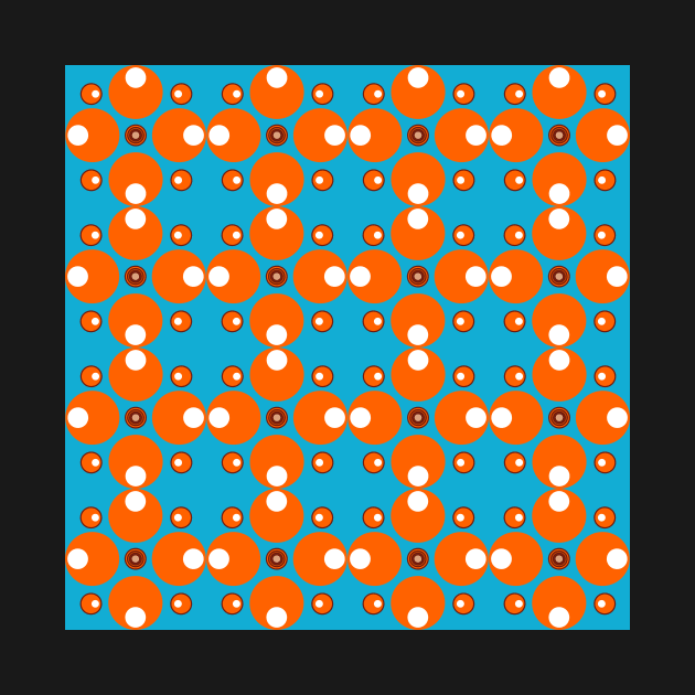 retro sventies abstract geometrical pattern by pauloneill-art