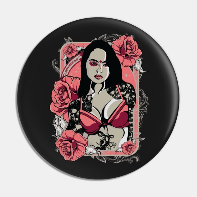 Lady rose Pin by gblackid