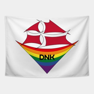 Danmark pride flag Tapestry