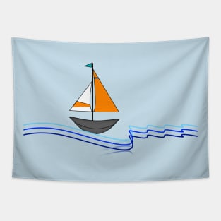 Sail Away Sailor Tapestry