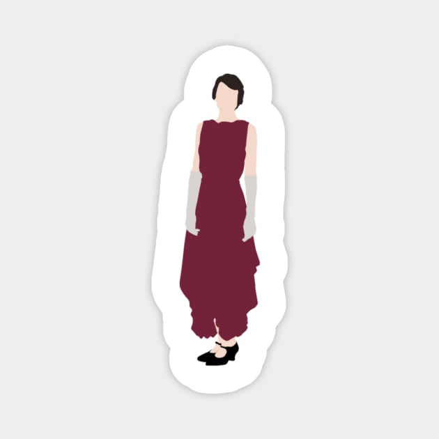 Lady Mary - Downton Abbey Magnet by KendalynBirdsong