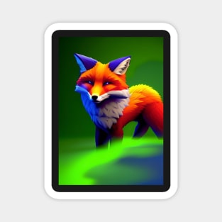 SURREAL STYLE FOX Magnet