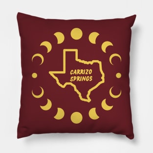 Texas Solar Eclipse 2024 Pillow